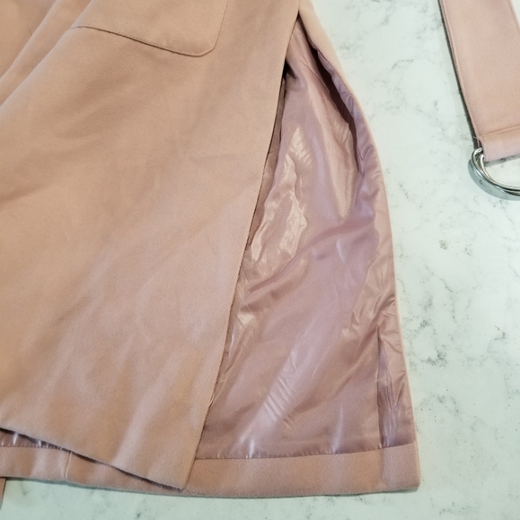 🧥REVAMPED PINK BELTED SLEEVESS LONG VEST. - Picture 11 of 11